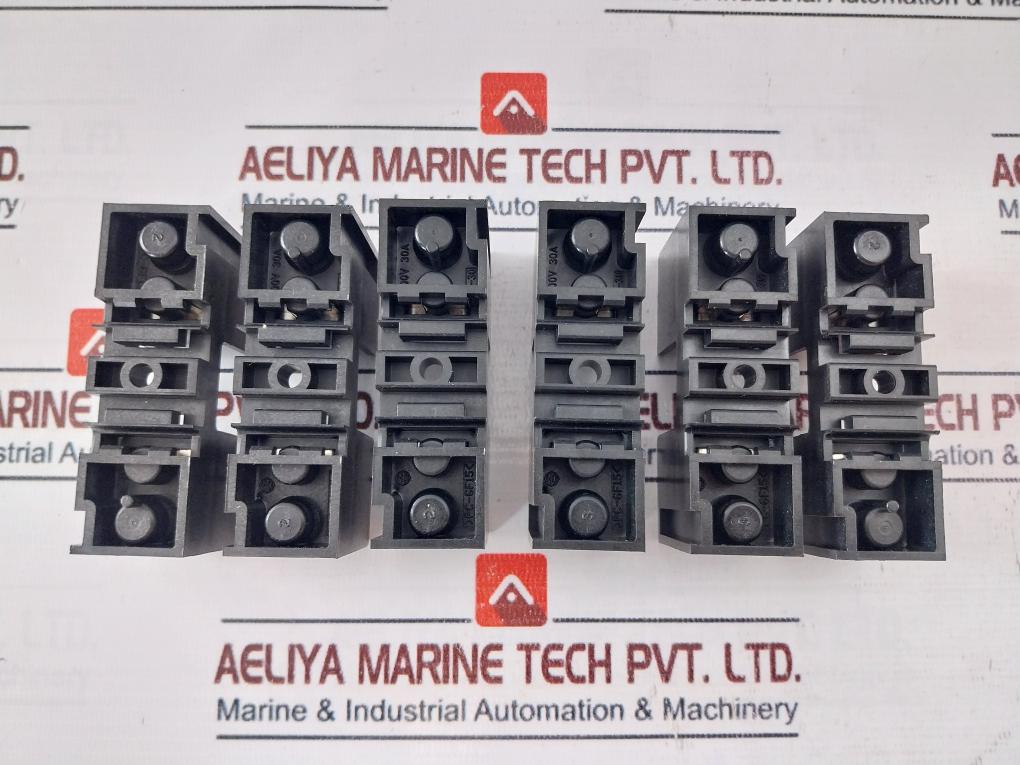 Lot of 6X Fh-30 600v Fuse Holder 30a