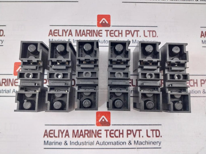 Lot of 6X Fh-30 600v Fuse Holder 30a