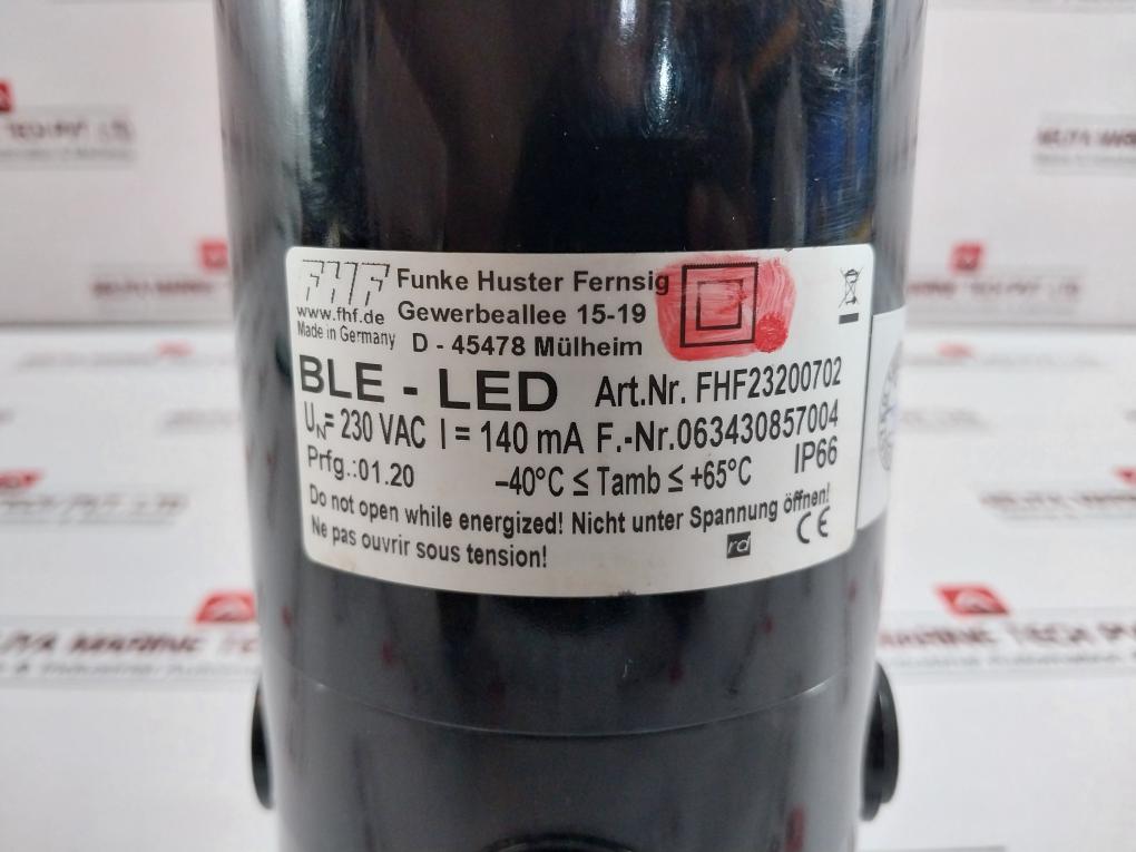 Fhf23200702 Funke Huster Fernsig Ble-led Flash Light 230 Vac