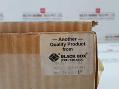Fiber Driver Media Converter With Power Supply Md940Ae-mst Black Box