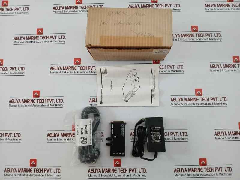 Fiber Driver Media Converter With Power Supply Md940Ae-mst Black Box