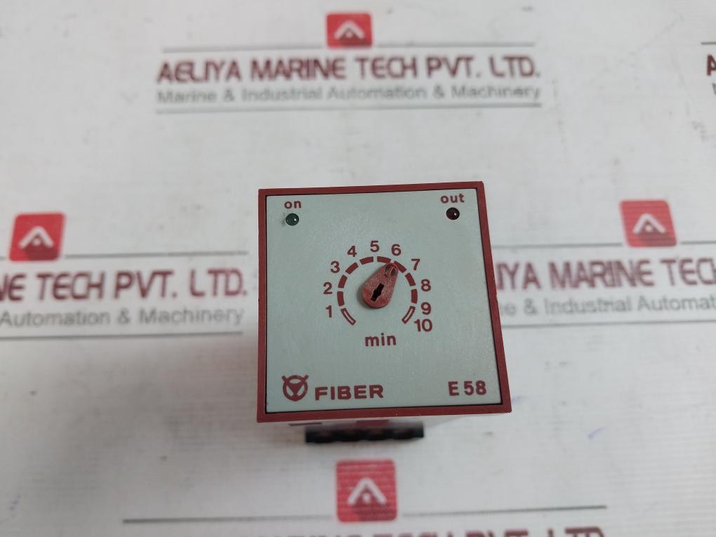 Fiber E 58 Multifunction Electronic Timer 24/110/220V 250V- 10A 30X4W