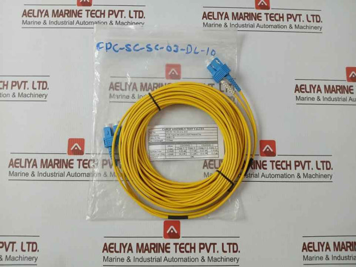 Fiber Optic Cable Fpc-sc-sc-03-d-l-010 New
