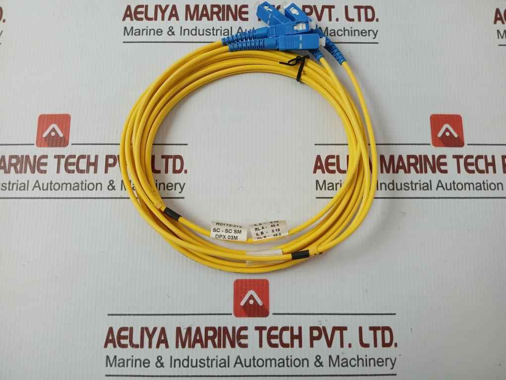 Fiber Optic Cable Ftek-dx-sm-sc/Sc-pc-03M Sc-sc Sm Dpx 03M (9/125) Rlb-49.2