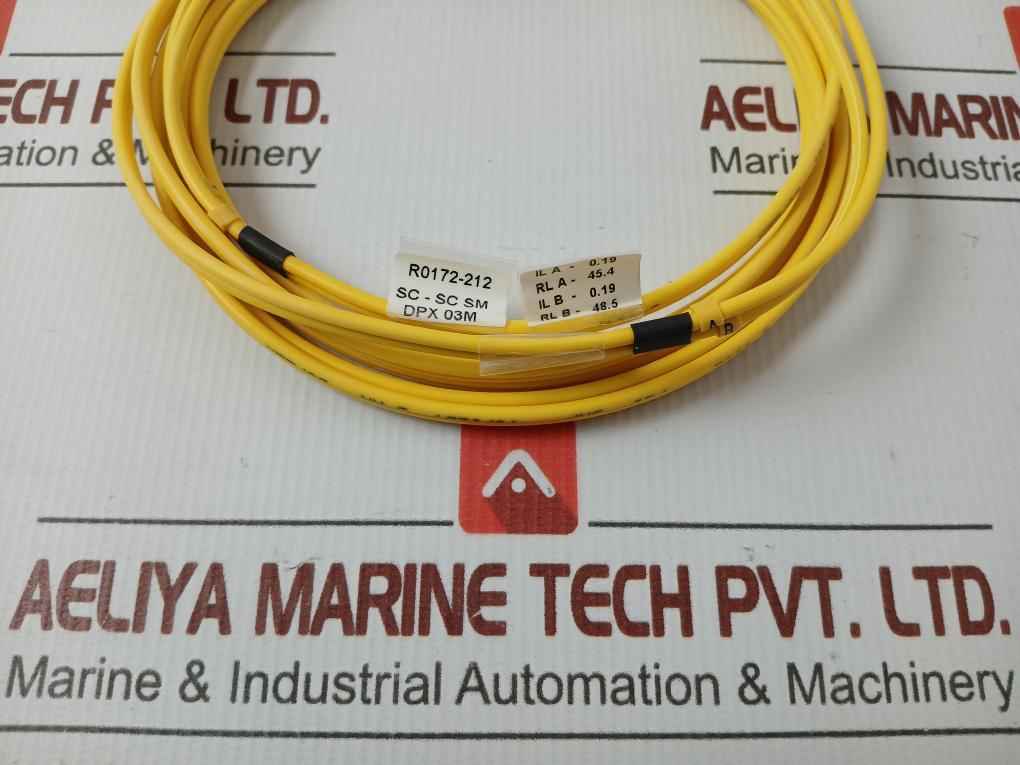 Fiber Optic Cable Ftek-dx-sm-sc/Sc-pc-03M Sc-sc Sm Dpx 03M (9/125) Rlb-49.2