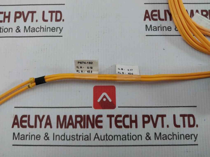 Fiber Optic Cable P674-192 St-sc Sm Dpx 02M (9/125) 50 Gm