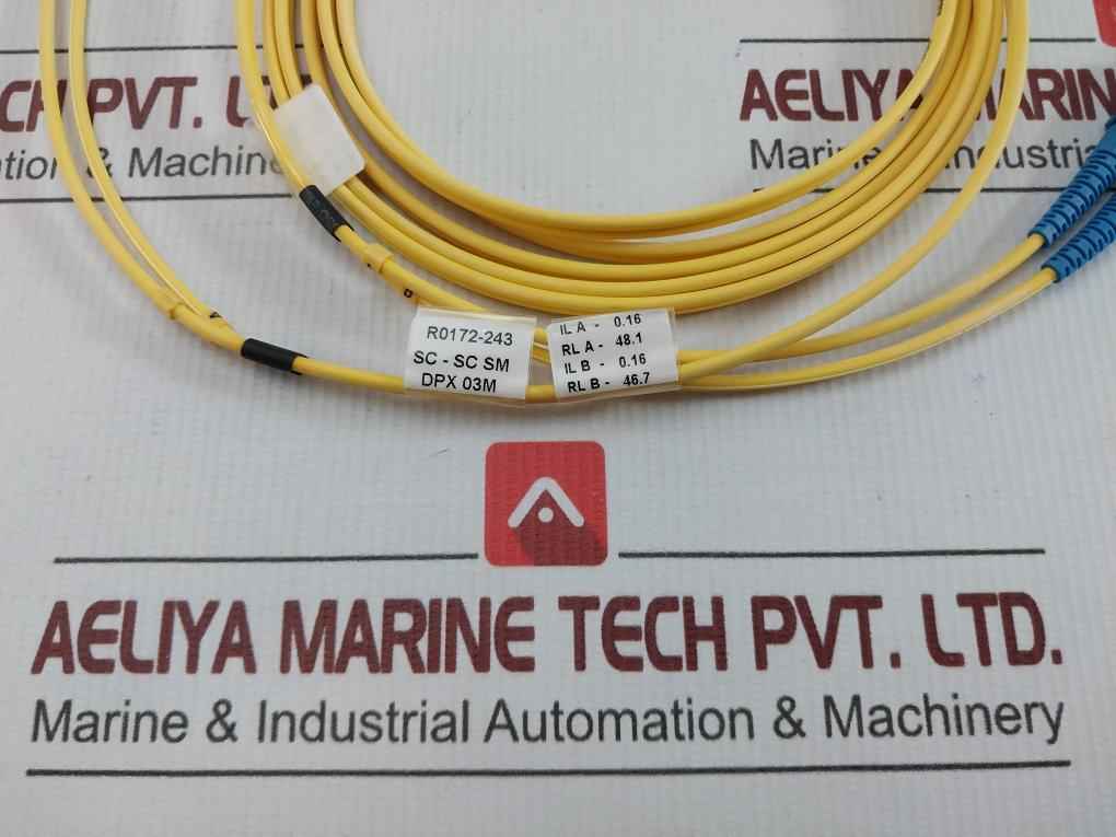 Fiber Optic Cable R0172-243 Ftek-dx-sm-sc/Sc-pc-03M