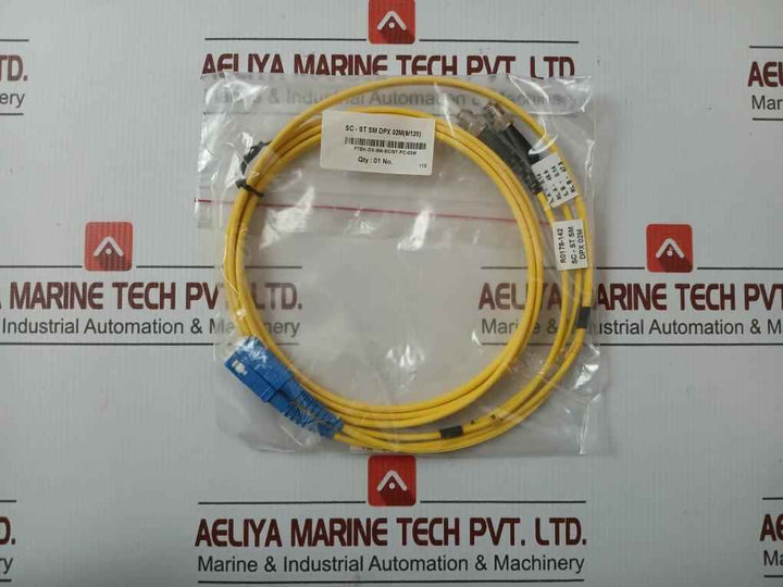 Fiber Optic Cable Sc-st Sm Dpx 02M (9/125)