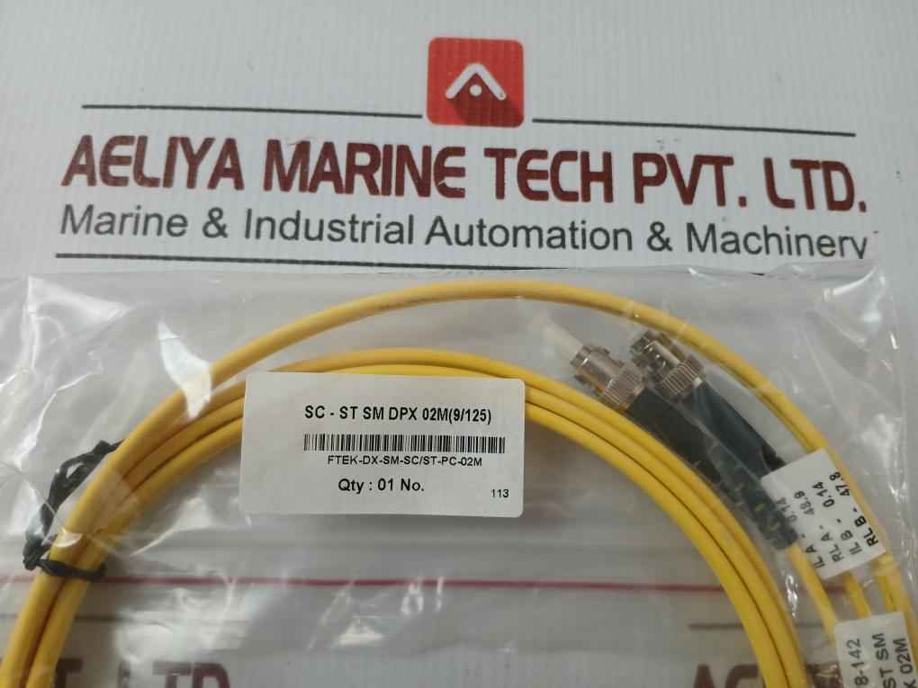 Fiber Optic Cable Sc-st Sm Dpx 02M (9/125)