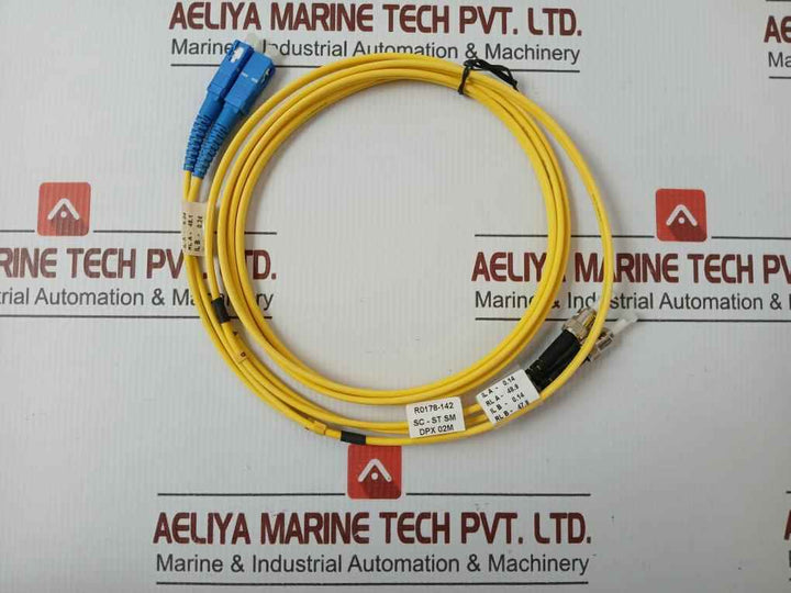 Fiber Optic Cable Sc-st Sm Dpx 02M (9/125)