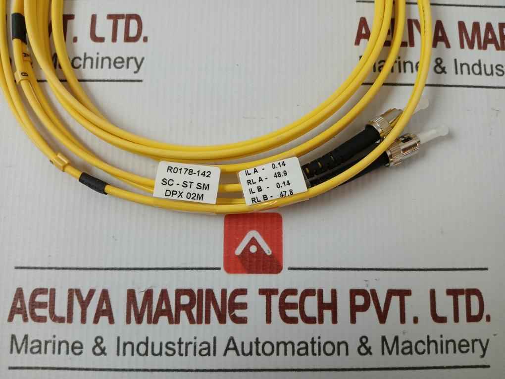 Fiber Optic Cable Sc-st Sm Dpx 02M (9/125)