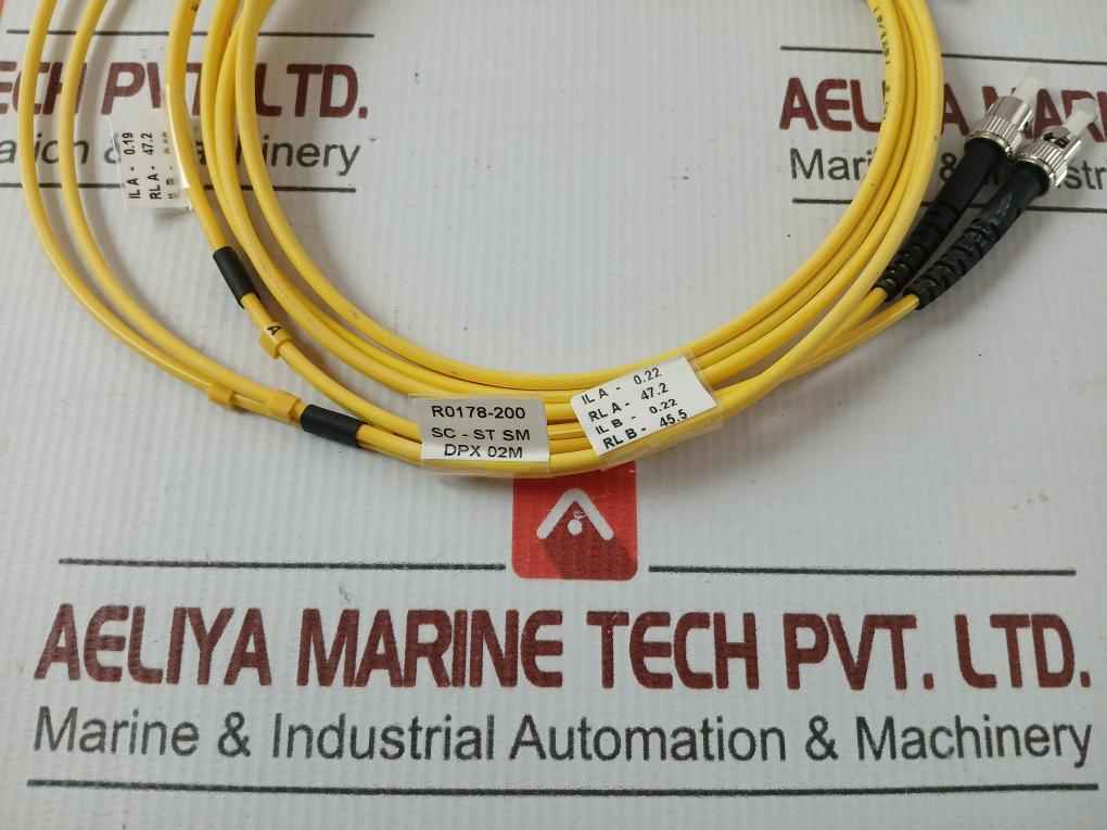Fiber Optic Cable Sc-st Sm Dpx 02M (9/125)