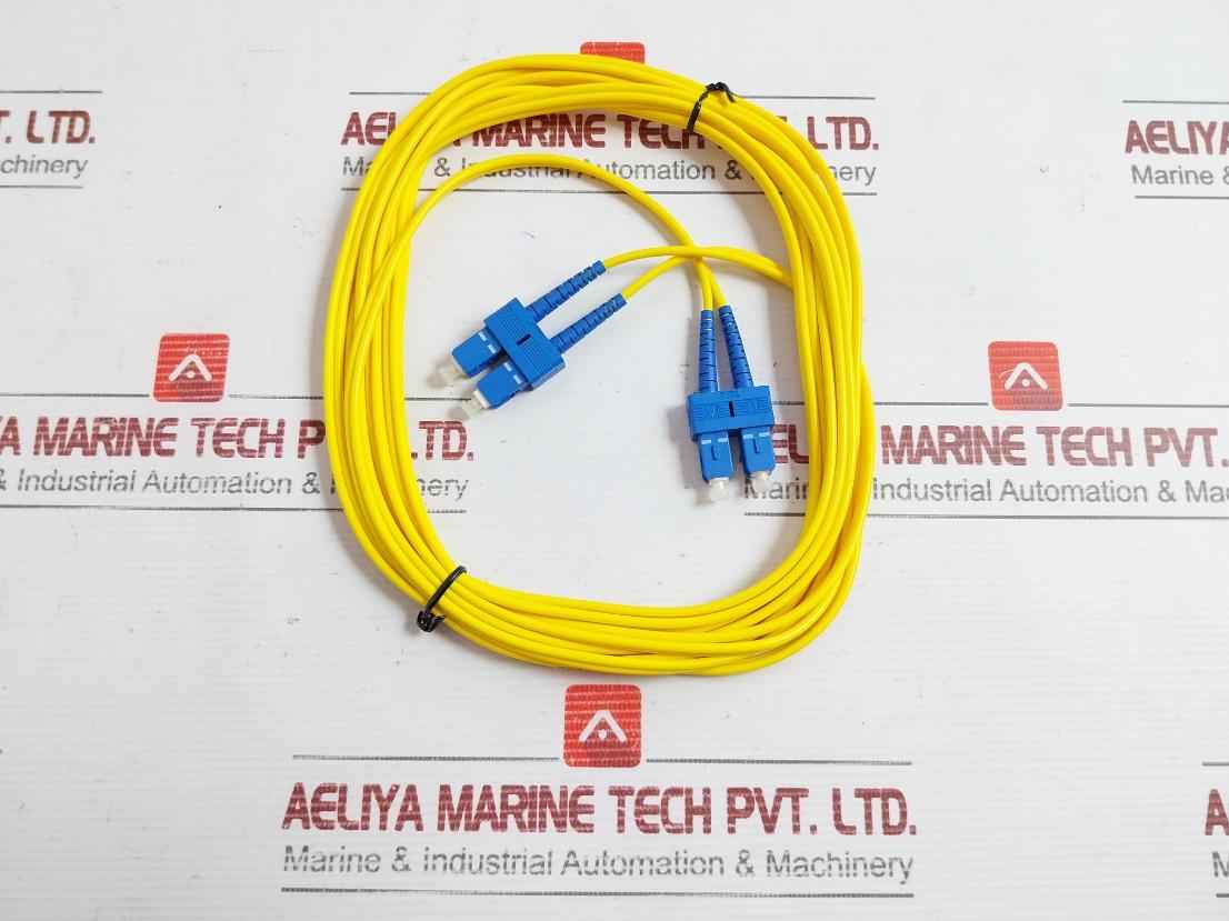 Fiber Optic Cable Sc/Upc-sc/Upc,Sm9/125,3.0Mm,Dx,5M