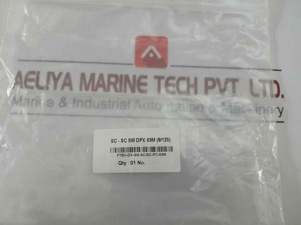 Fiber Optic Patch Cable Ftek-dx-sm-sc/Sc-pc-03M