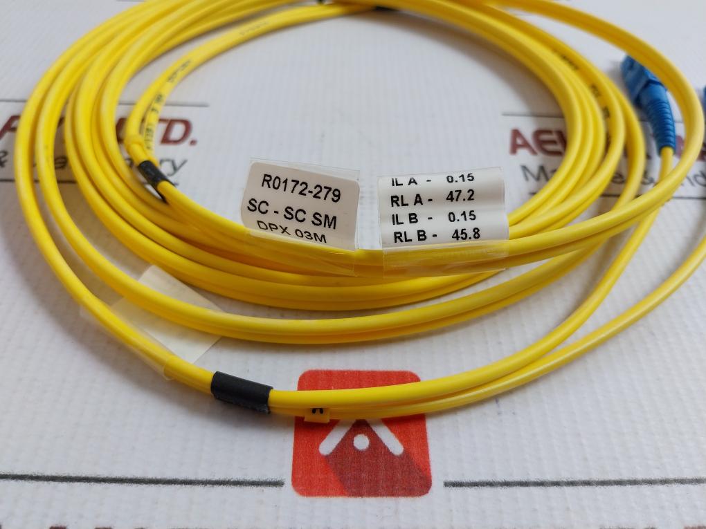 Fiber Optic Patch Cable Ftek-dx-sm-sc/Sc-pc-03M Sc-sc Sm Dpx 03M (9/125)