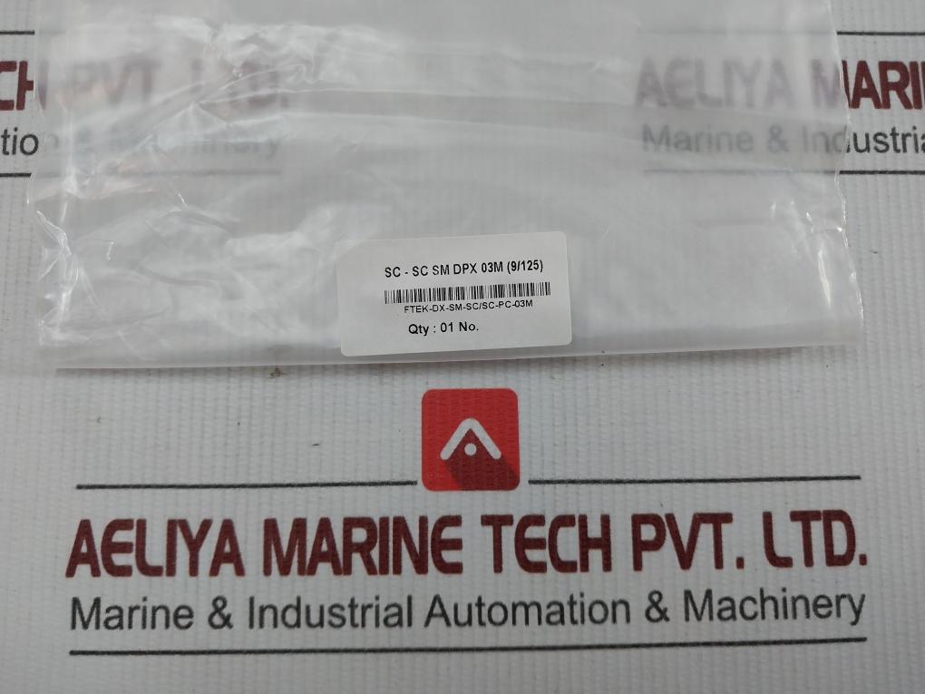 Fiber Optic Patch Cable Ftek-dx-sm-sc/Sc-pc-03M Sc-sc Sm Dpx 03M (9/125) 60 GM