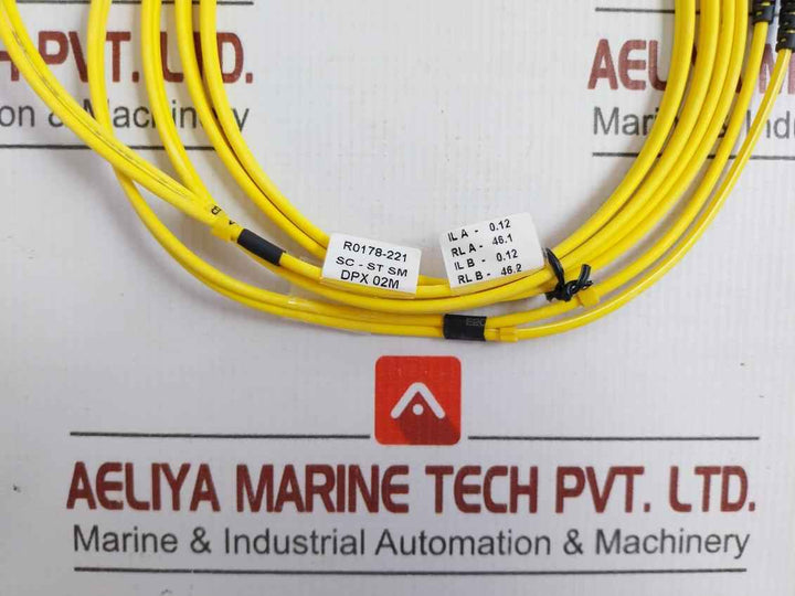 Fiber Optic Patch Cable Ftek-dx-sm-sc/St-pc-02M Sc-st Sm Dpx 02M (9/125)  50 Gm