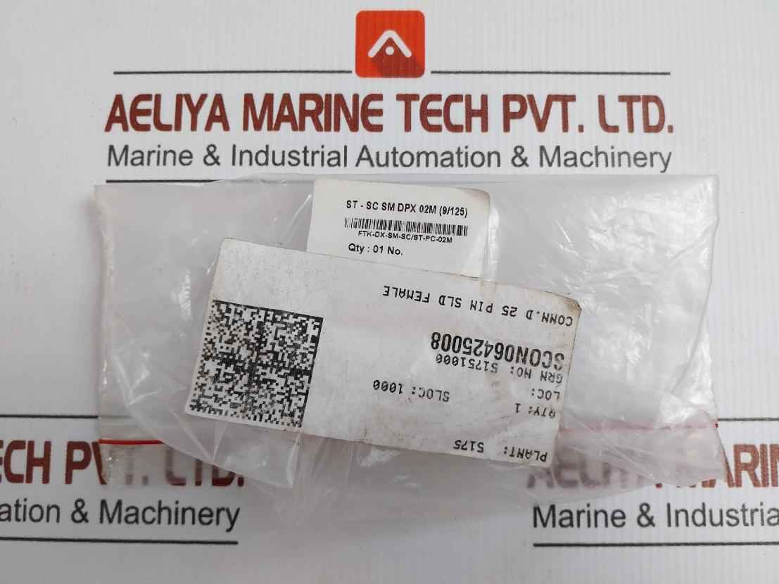Fiber Optic Patch Cable Ftk-dx-sm-sc/St-pc-02M St-sc Sm Dpx 02M (9/125) 50 Gm