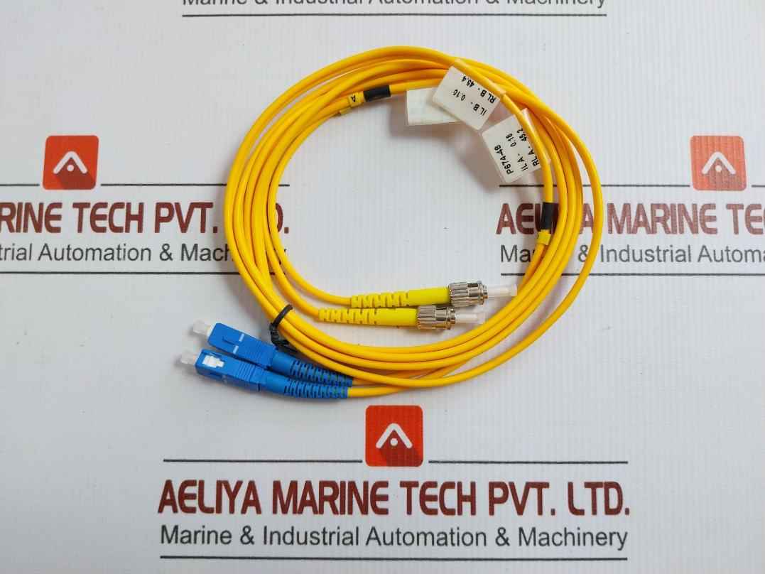 Fiber Optic Patch Cable Ftk-dx-sm-sc/St-pc-02M St-sc Sm Dpx 02M (9/125) 50 Gm