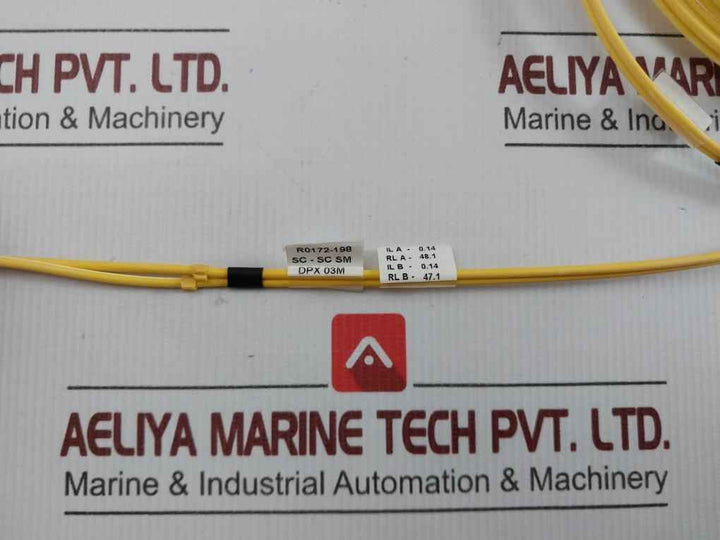 Fiber Optic Patch Cable R0172-198 Sc-sc Sm Dpx 03M (9/125)