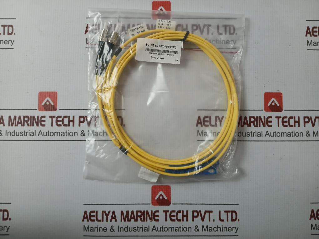 Fiber Optic Patch Cable Set Ftek-dx-sm-sc/St-pc-02M 230 Gm