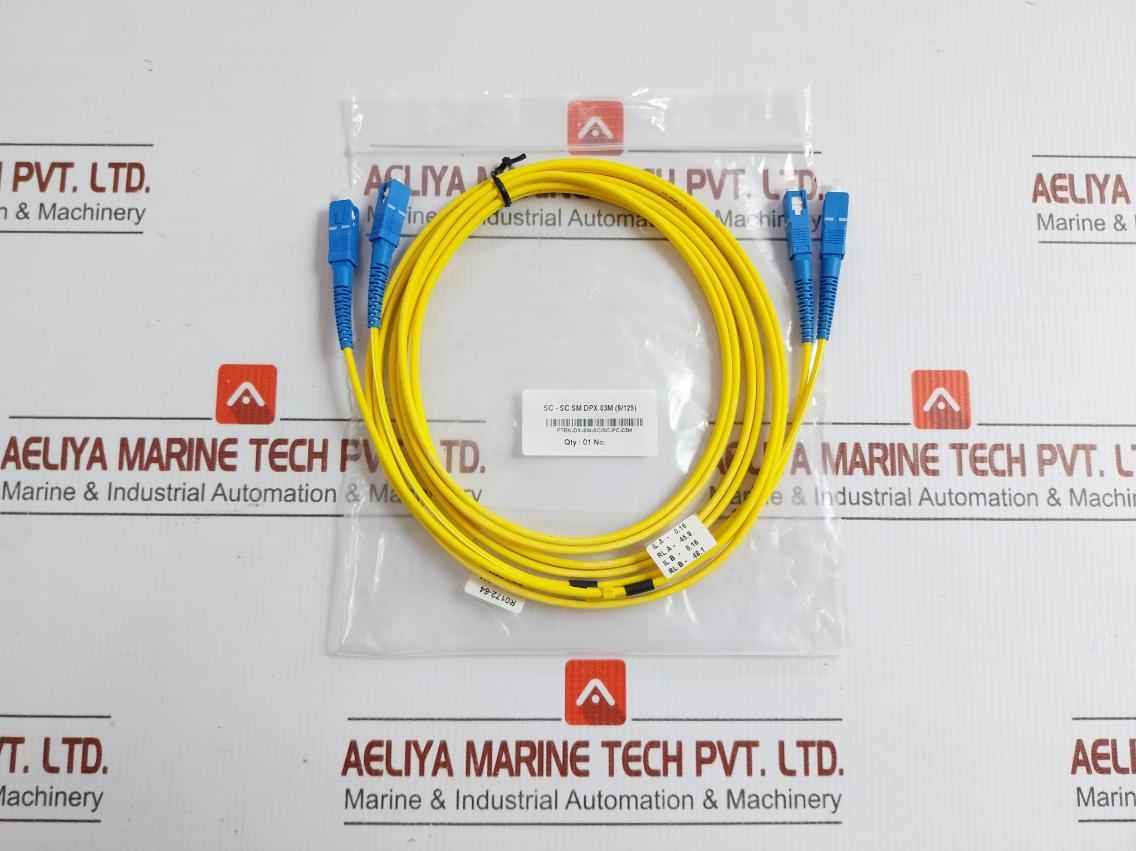 Fiber Optic Patch Cord R0172-64 Sc-sc Sm Dpx 03M (9/125) 70 Gm