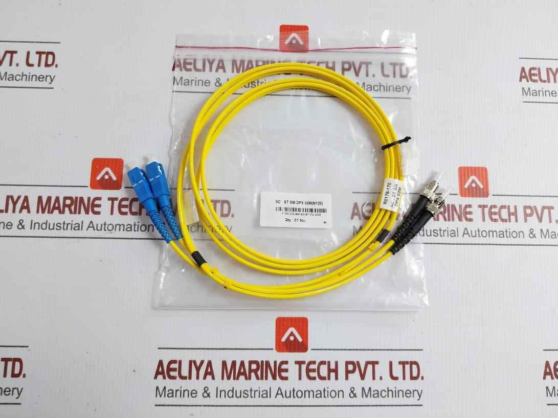 Fiber Optic Patch Cord R0178-170 Sc-st Sm Dpx 02M (9/125)