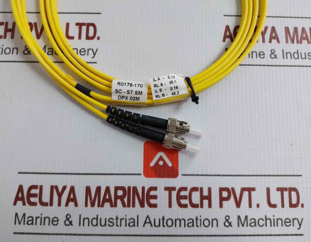 Fiber Optic Patch Cord R0178-170 Sc-st Sm Dpx 02M (9/125)