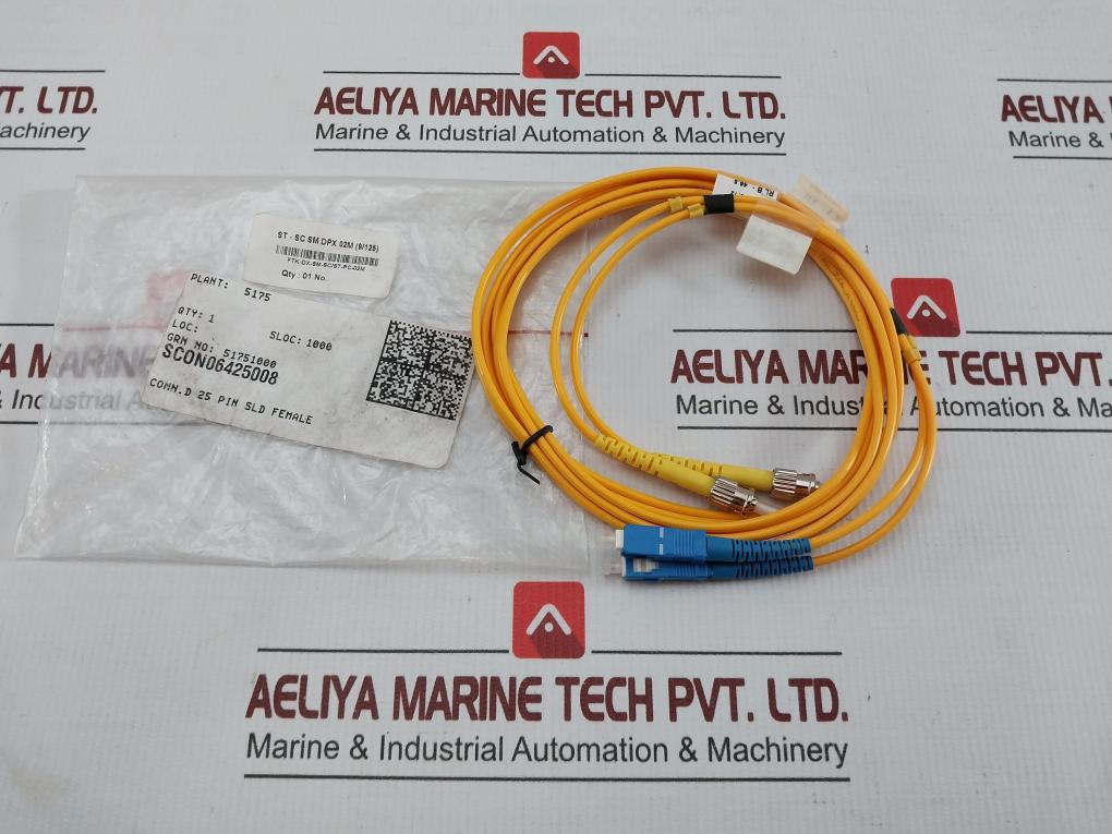 Fiber Optic Patch Cord St-sc Sm Dpx 02M (9/125) Sku 197759