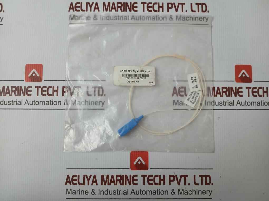 Fiber Optic Pigtail Ftek-sx-sm-sc-pt-01M Il-0.19 Rl-45.2