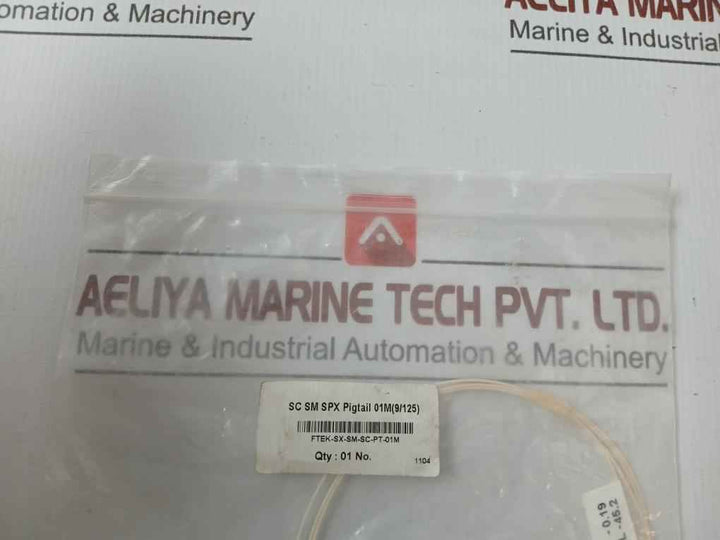 Fiber Optic Pigtail Ftek-sx-sm-sc-pt-01M Il-0.19 Rl-45.2