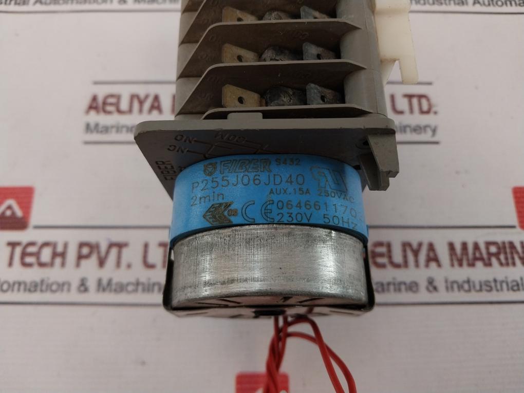 Fiber P255J06Jd40 Timer 6S-2Min 15A 250Vac