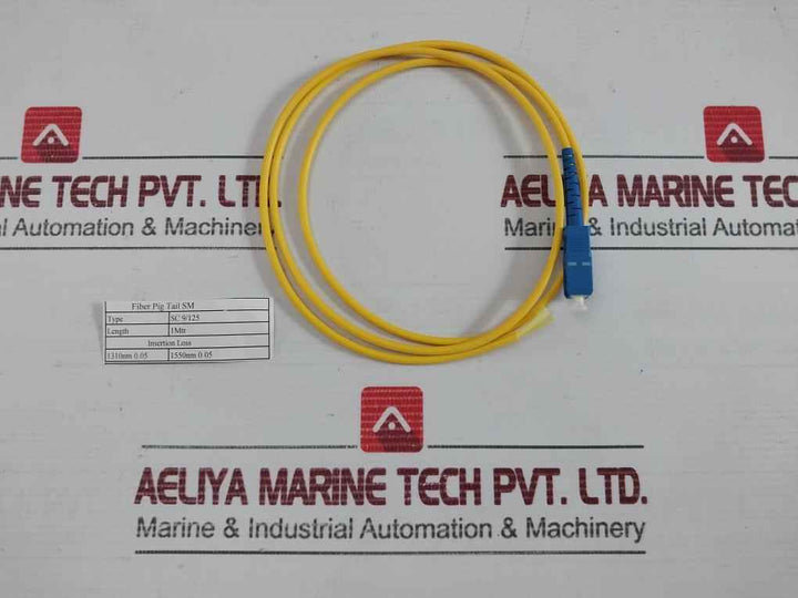 Fiber Pig Tail Sm Patch Cable 1 Meter Sc 9/125