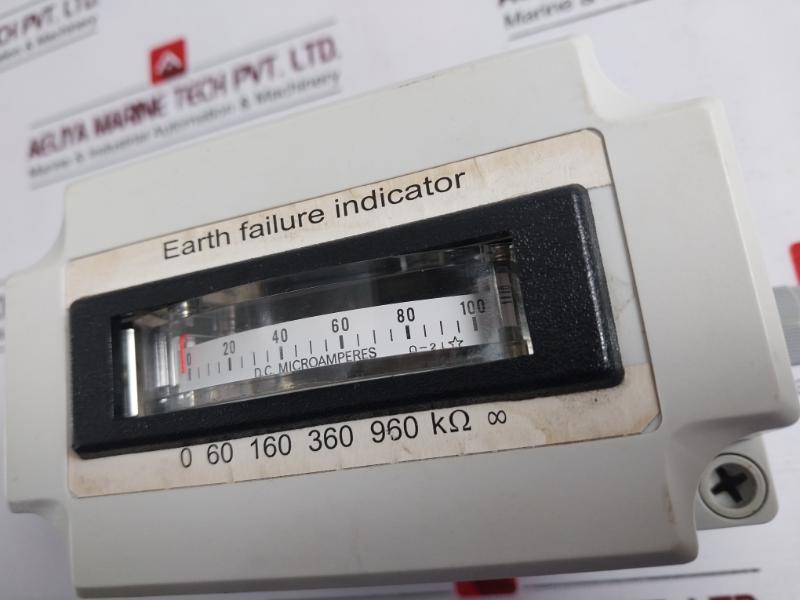 Fibox 0-100 D.C. Microamperes Enclosures, Earth Failure Indicator