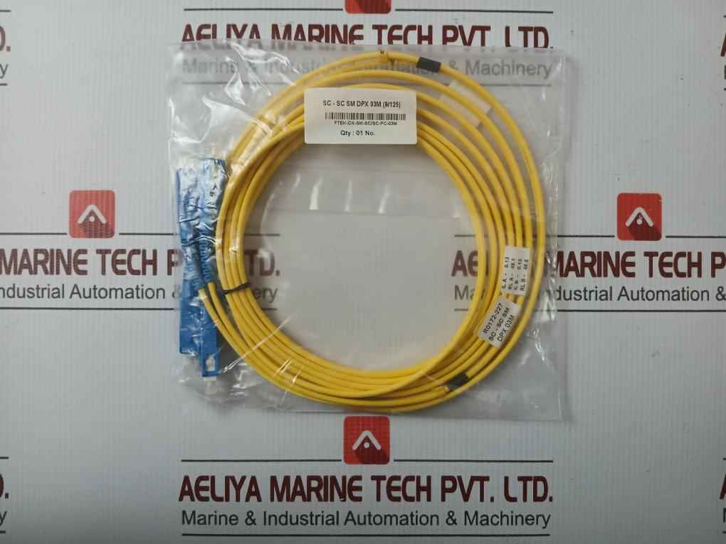 Fibre Optic Cable Set Ftek-dx-sm-sc/Sc-pc-03M Duplex Sm Sc-sc P.C. 3M 270 Gm