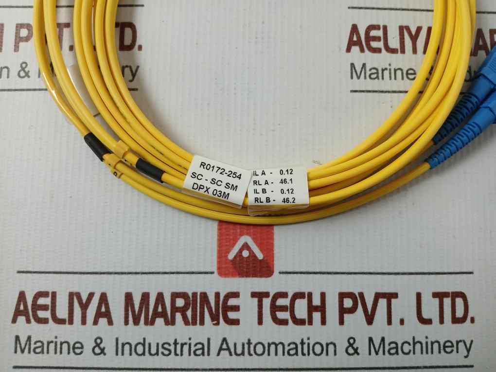 Fibre Optic Cable Set Ftek-dx-sm-sc/Sc-pc-03M Duplex Sm Sc-sc P.C. 3M 270 Gm