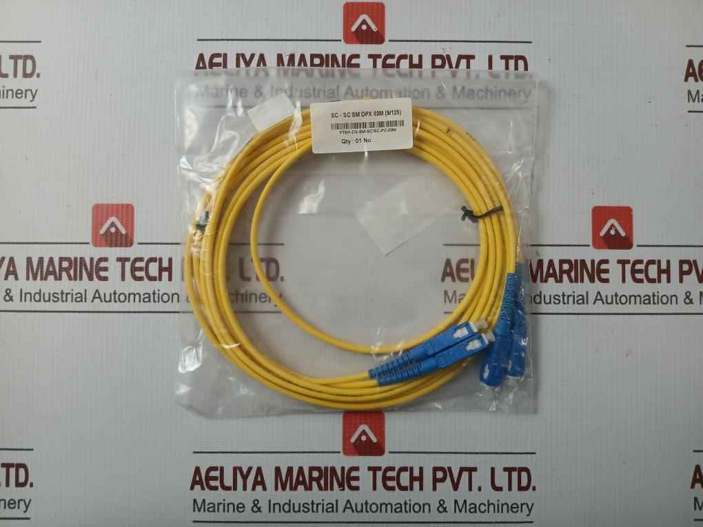 Fibre Optic Cable Set Ftek-dx-sm-sc/Sc-pc-03M Duplex Sm Sc-sc P.C. 3M 270 Gm