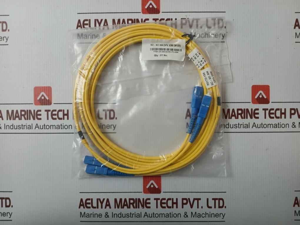 Fibre Optic Cable Set Ftek-dx-sm-sc/Sc-pc-03M Duplex Sm Sc-sc P.C. 3M 270 Gm