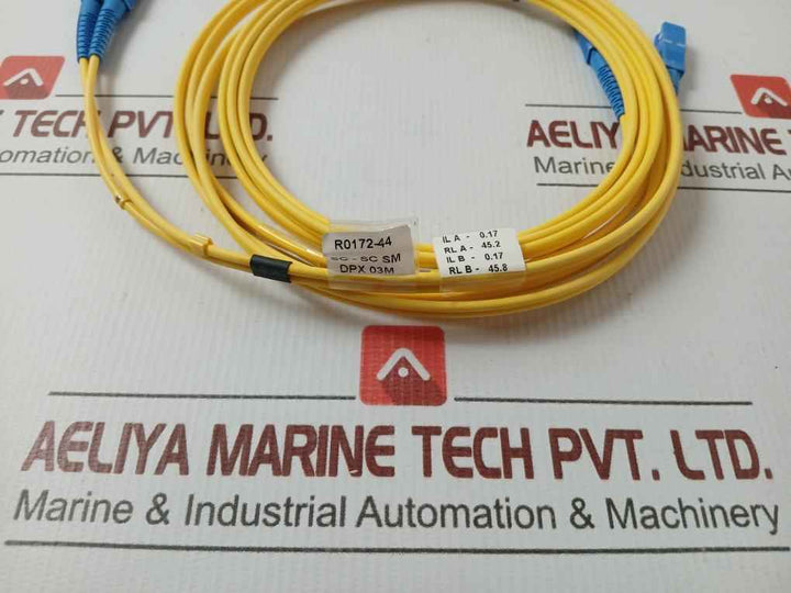 Fibre Optic Cable Set Ftek-dx-sm-sc/Sc-pc-03M Duplex Sm Sc-sc P.C. 3M New