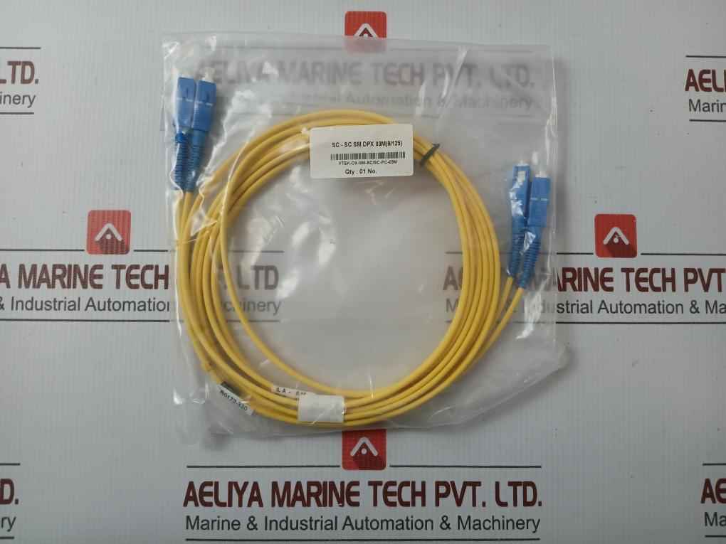 Fibre Optic Cable Set Ftek-dx-sm-sc/Sc-pc-03M Duplex Sm Sc-sc P.C. 3M New