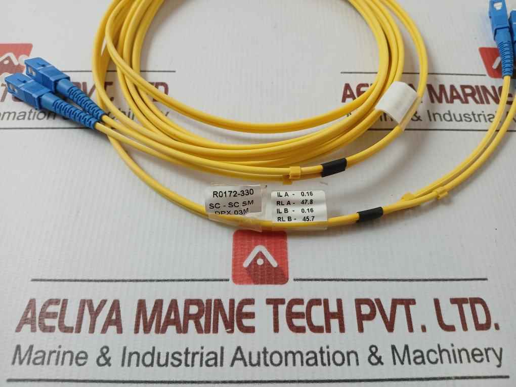 Fibre Optic Cable Set Ftek-dx-sm-sc/Sc-pc-03M Duplex Sm Sc-sc P.C. 3M New