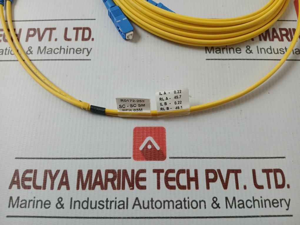 Fibre Optic Cable Set Ftek-dx-sm-sc/Sc-pc-03M Duplex Sm Sc-sc P.C. 3M New