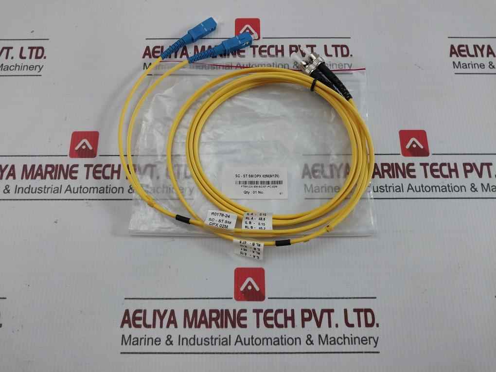 Fibre Optic Cable Set Ftek-dx-sm-sc/St-pc-02M 210 Gm