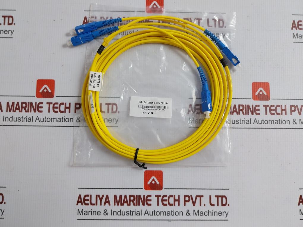 Fibre Optic Patch Cable Set Ftek-dx-sm-sc/Sc-pc-03M Sku 198371