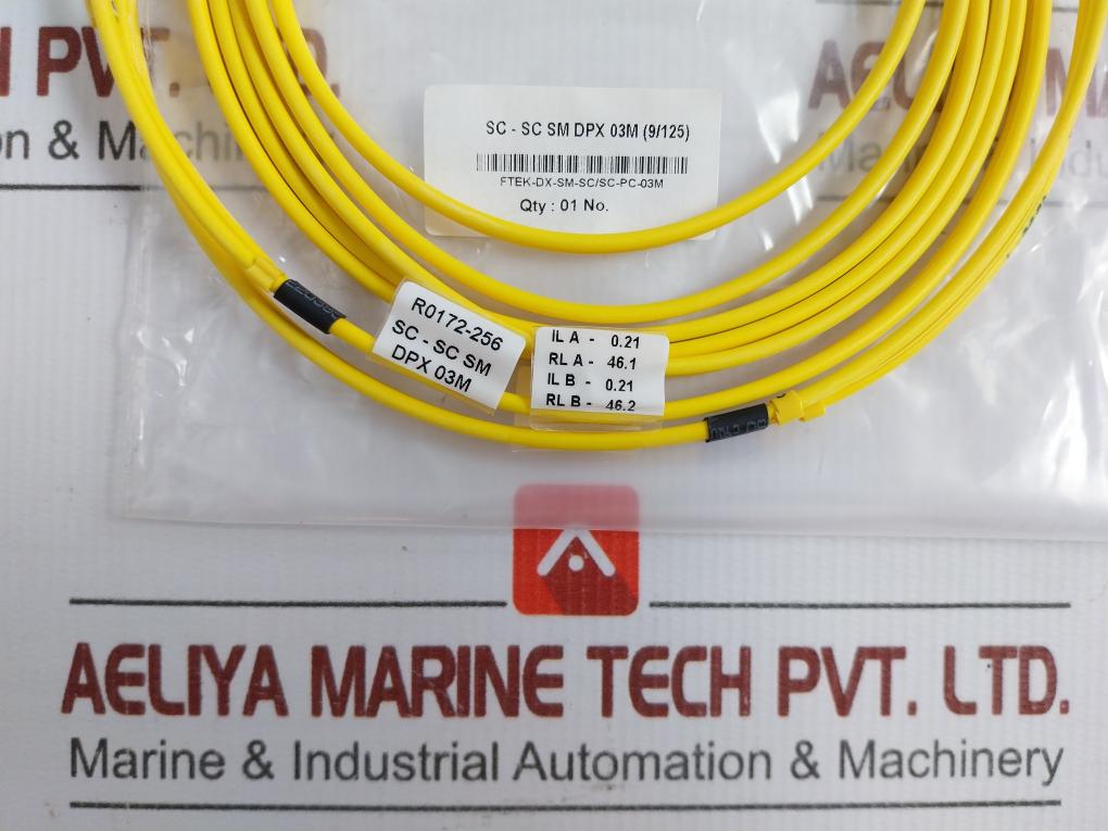 Fibre Optic Patch Cable Set Ftek-dx-sm-sc/Sc-pc-03M Sku 198371