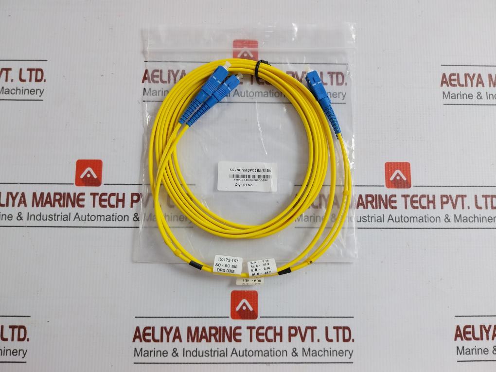 Fibre Optic Patch Cable Set Ftek-dx-sm-sc/Sc-pc-03M Sku 198371