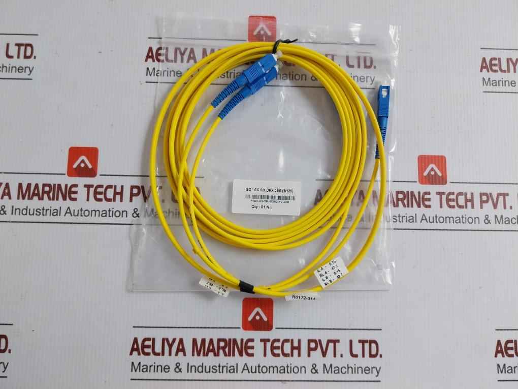 Fibre Optic Patch Cable Set Ftek-dx-sm-sc/Sc-pc-03M Sku 198371