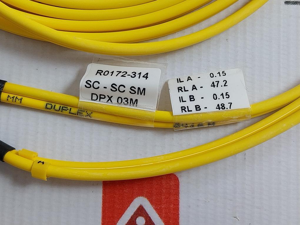 Fibre Optic Patch Cable Set Ftek-dx-sm-sc/Sc-pc-03M Sku 198371
