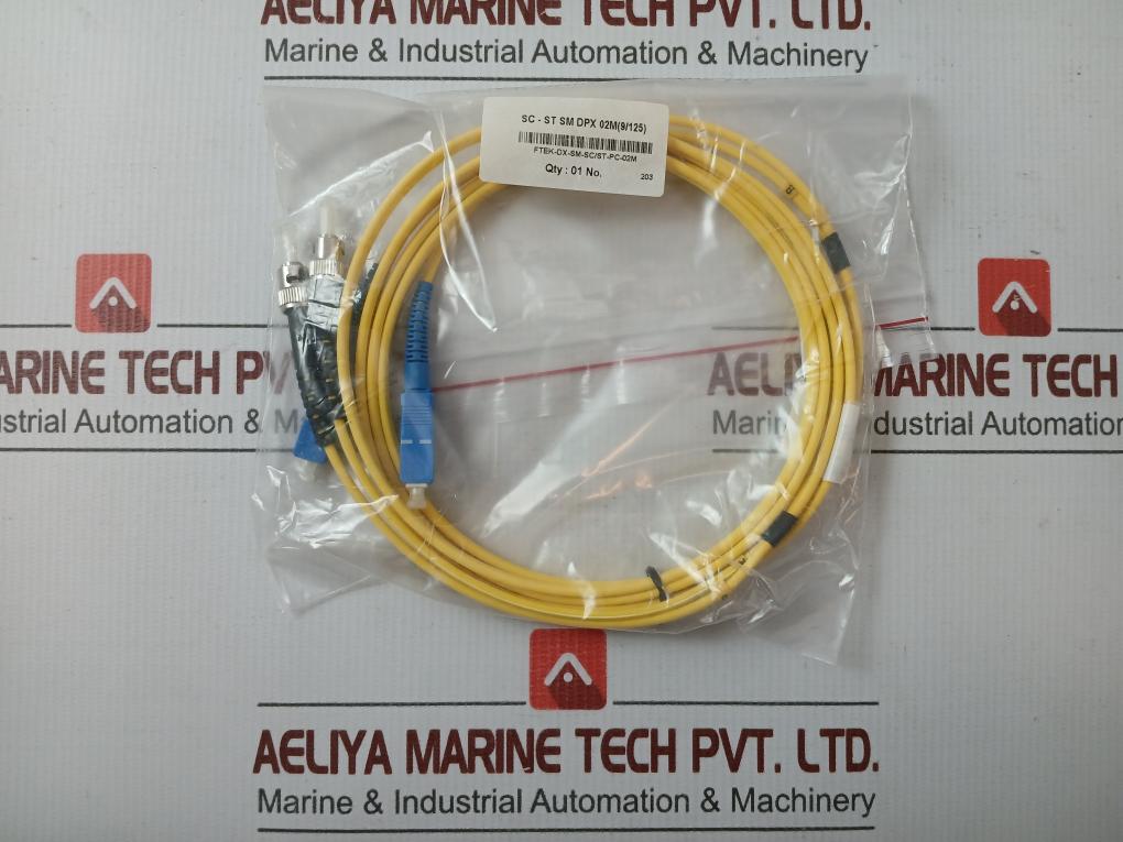 Fibre Optic Patch Cable Set Ftek-dx-sm-sc/St-pc-02M 280 Gm