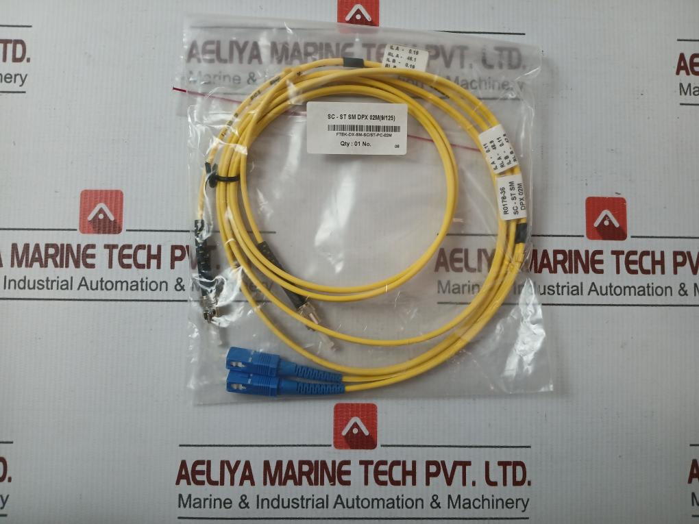 Fibre Optic Patch Cable Set Ftek-dx-sm-sc/St-pc-02M 280 Gm